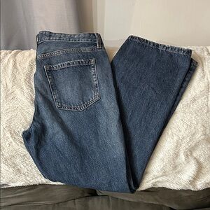 Garage Dark Blue Flare Jeans